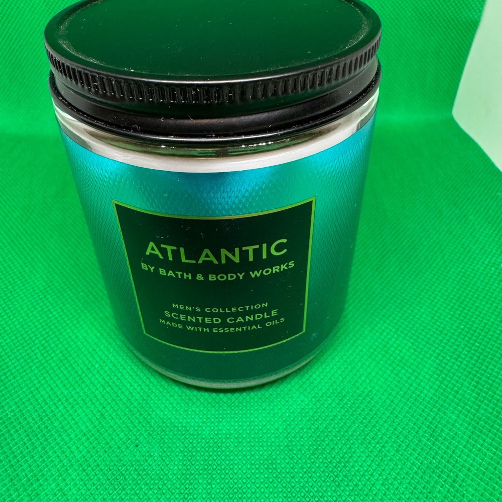 Bath & Body Works Atlantic Scented Single Wick Candle 🕯️ New